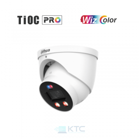 Dahua IPC-HDW3649H-AS-PV-PRO - Telecamera eyeball IP AI 6MP 2.8mm WizSense TiOC WizColor