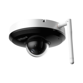 Dahua SD1A404DB-GNY-W - Telecamera dome PTZ IP WiFi 4MP 4X AI WizSense Starlight da interno/esterno IP66 antivandalo IK08