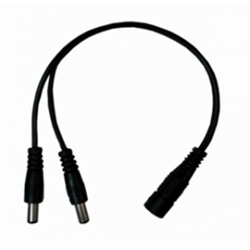Dahua JACK-A12 - Diramatore alimentazione con 1 ingresso jack femmina e 2 uscite jack maschio