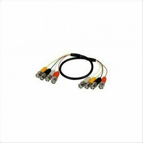 Dahua WC414 - Cavo preintestato con 8 connettori BNC maschio per 4 segnali video, lunghezza 1 m