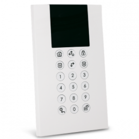 Risco RP432KPP200D - Tastiera radio Panda bidirezionale, bianca, con prossimità (Tag non fornito), 868MHz