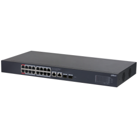 Dahua CS4220-16GT-190 - Switch Cloud managed con 20 porte Gigabit (16 PoE 1000Mbps + 2 1000Mbps uplink + 2 SFP)