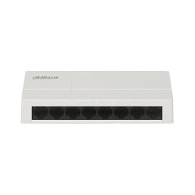 Dahua PFS3008-8GT-L-V2 - Switch Layer 2 unmanaged  8 porte Gigabit 16 Gbps, rate inoltro pacchetti 11.9 Mpps, 5 Vdc