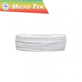 Micro Tek AX22754022 - Cavo per allarme Micro Tek 2x0.75 + 4x0.22 diametro esterno 5.20mm bianco da 100m